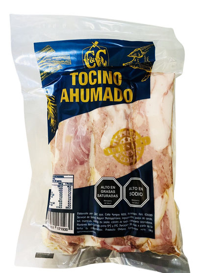 Tocino Ahumado Laminado Marca C&C - 1KG